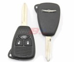 CHRYSLER 3B REMOTE KEY SHELL WITH BATTERY HOLDER