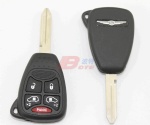 CHRYSLER 4+1B REMOTE KEY SHELL WITH BATTERY HOLDER