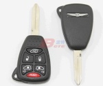 CHRYSLER 5+1B REMOTE KEY SHELL WITH BATTERY HOLDER