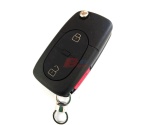 VW  2+1B FLIP KEY SHELL