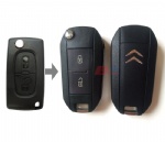 CITROEN  2B MODIFIED FLIP KEY SHELL