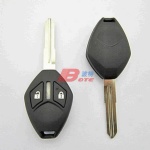 MITSUBISHI 2B REMOTE KEY SHELL(RIGHT GROOVE)