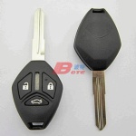 MITSUBISHI 3B REMOTE KEY SHELL(RIGHT GROOVE)