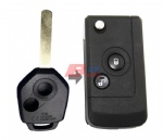 SUBARU  2B FLIP KEY SHELL