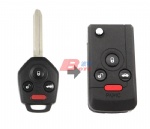 SUBARU  3B+1PANIC  PANIC  FLIP KEY SHELL WITH OUTER GROOVE