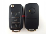 VW COLORFUL 3B FLIP KEY SHELL(BLACK)