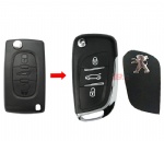 PEUGEOT 3B MODIFIED KEY SHELL